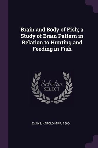 Cover image for Brain and Body of Fish; a Study of Brain Pattern in Relation to Hunting and Feeding in Fish