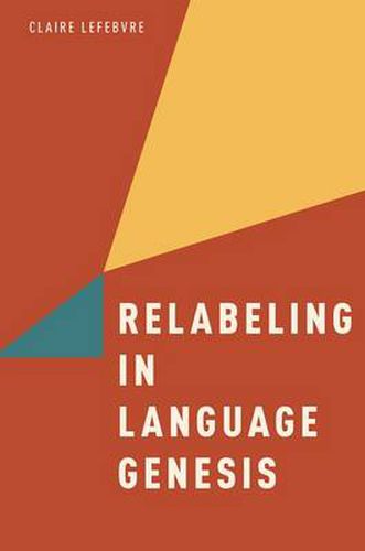 Cover image for Relabeling in Language Genesis