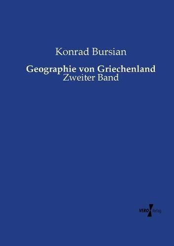 Cover image for Geographie von Griechenland: Zweiter Band