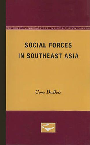 Cover image for Social Forces in Southeast Asia