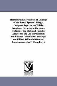 Cover image for Homoeopathic Treatment of Diseases of the Sexual System