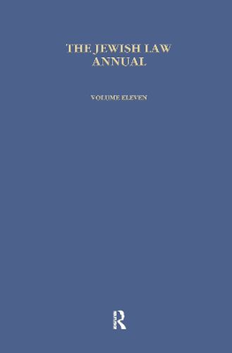 Cover image for The Jewish Law Annual