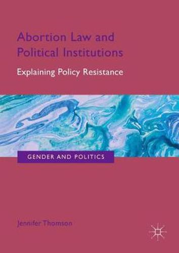 Cover image for Abortion Law and Political Institutions: Explaining Policy Resistance