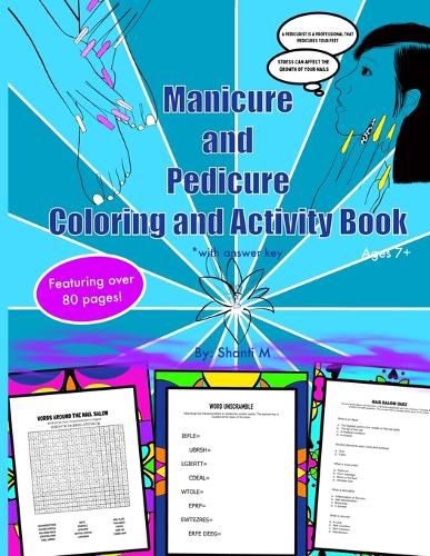 Cover image for Manicure and Pedicure Coloring and Activity Book