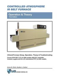 Cover image for Controlled Atmosphere IR Belt Furnace, Operation & Theory, LA-306 Models 3rd ed