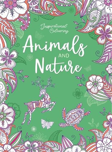 Cover image for Inspirational Colouring: Animals and Nature