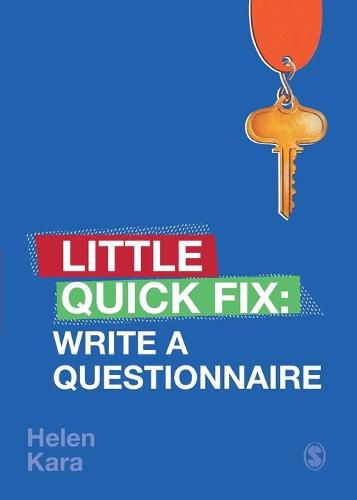 Cover image for Write a Questionnaire: Little Quick Fix