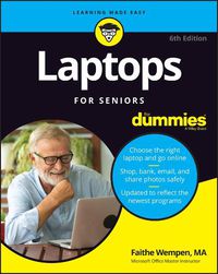 Cover image for Laptops For Seniors For Dummies, 6th Edition