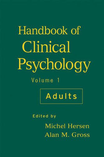 Cover image for Handbook of Clinical Psychology
