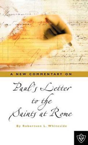 Cover image for Paul's Letter To The Saints At Rome