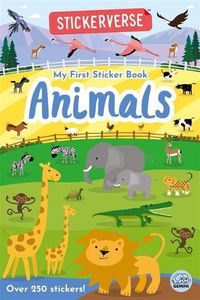 Cover image for Stickerverse - My First Sticker Book Animals