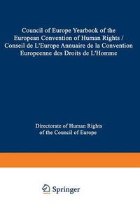 Cover image for Council of Europe Yearbook of the European Convention on Human Rights / Conseil de L'Europe Annuaire de la Convention Europeenne des Droits de L'Homme