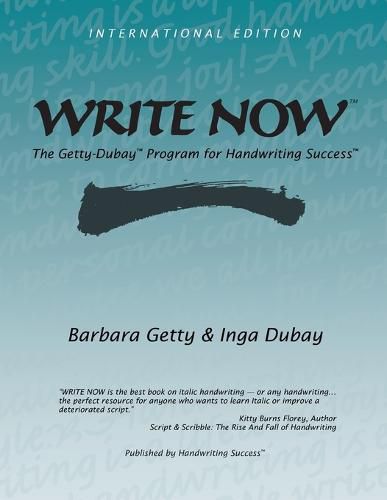 Cover image for Write Now: The Getty-Dubay Program for Handwriting Success