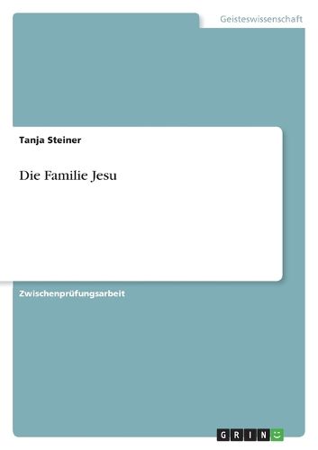 Cover image for Die Familie Jesu