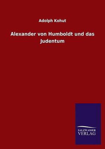 Cover image for Alexander von Humboldt und das Judentum