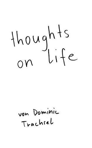 Cover image for thoughts on life