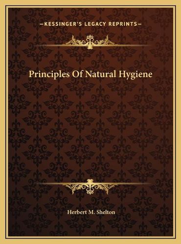 Principles of Natural Hygiene