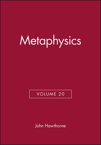 Cover image for Philosophical Perspectives: Metaphysics