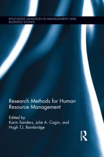 Research Methods for Human Resource Management