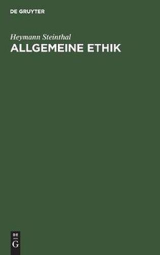 Cover image for Allgemeine Ethik