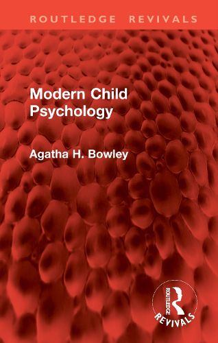 Cover image for Modern Child Psychology