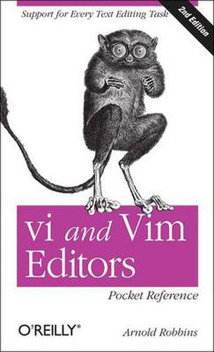 Cover image for vi and Vim Editors Pocket Reference 2e