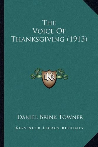 Cover image for The Voice of Thanksgiving (1913)