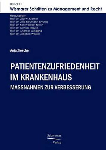 Cover image for Patientenzufriedenheit im Krankenhaus