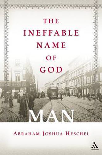 Cover image for The Ineffable Name of God: Man: Poems in Yiddish and English