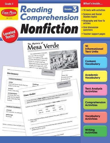 Reading Comprehension: Nonfiction, Grade 3 Teacher Resource