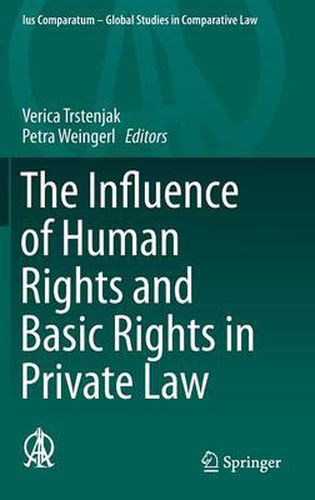 Cover image for The Influence of Human Rights and Basic Rights in Private Law