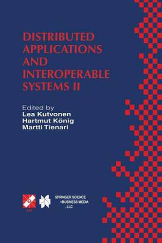 Cover image for Distributed Applications and Interoperable Systems II: IFIP TC6 WG6.1 Second International Working Conference on Distributed Applications and Interoperable Systems (DAIS'99)June 28-July 1, 1999, Helsinki, Finland