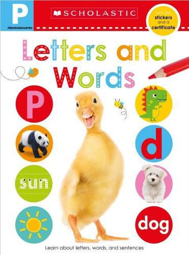 Pre-K Skills Workbook: Letters and Words (Scholastic Early Learners)
