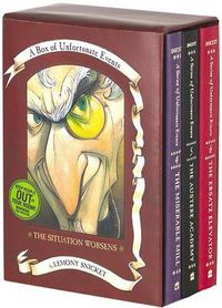 Cover image for Box of Unfortunate Events Books 4 5 6