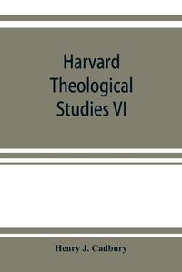 Cover image for Harvard Theological Studies VI: The style and literary method of Luke