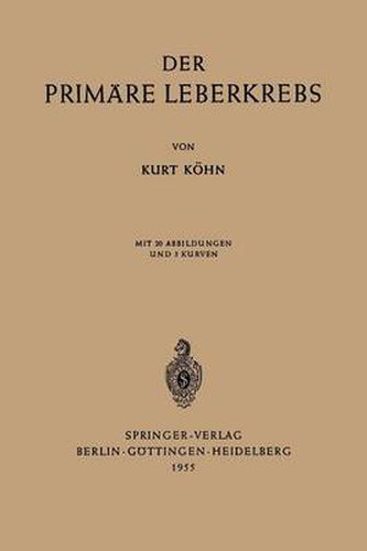 Cover image for Der Primare Leberkrebs