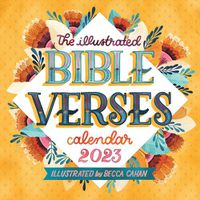 Cover image for The Illustrated Bible Verses Wall Calendar 2023