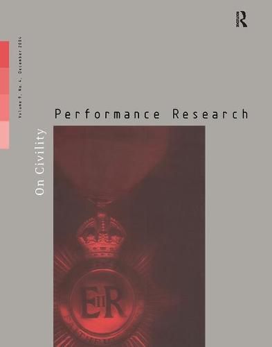 Cover image for Performance Research 9:4 Dec 2