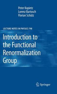 Cover image for Introduction to the Functional Renormalization Group