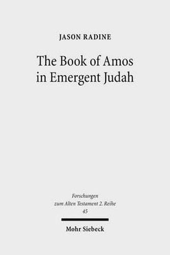Cover image for The Book of Amos in Emergent Judah
