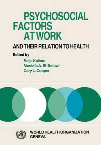 Cover image for Psychosocial Factors at Work and Their Relation to Health