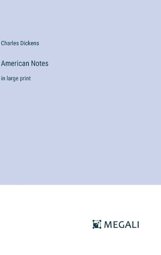 Cover image for American Notes