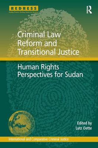 Cover image for Criminal Law Reform and Transitional Justice: Human Rights Perspectives for Sudan