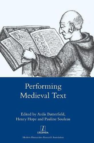 Cover image for Performing Medieval Text