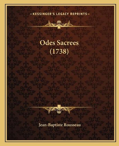 Odes Sacrees (1738)