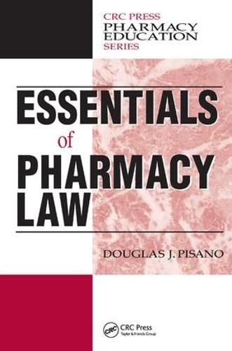 Cover image for Essentials of Pharmacy Law