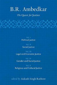 Cover image for B R Ambedkar: The Quest for Justice: Vols 1-5