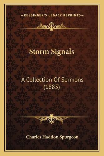 Cover image for Storm Signals: A Collection of Sermons (1885)