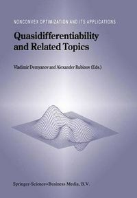 Cover image for Quasidifferentiability and Related Topics