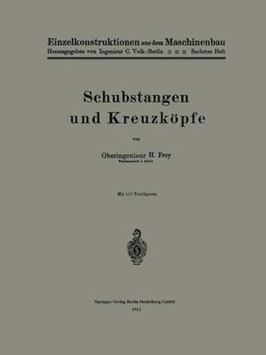 Cover image for Schubstangen Und Kreuzkoepfe